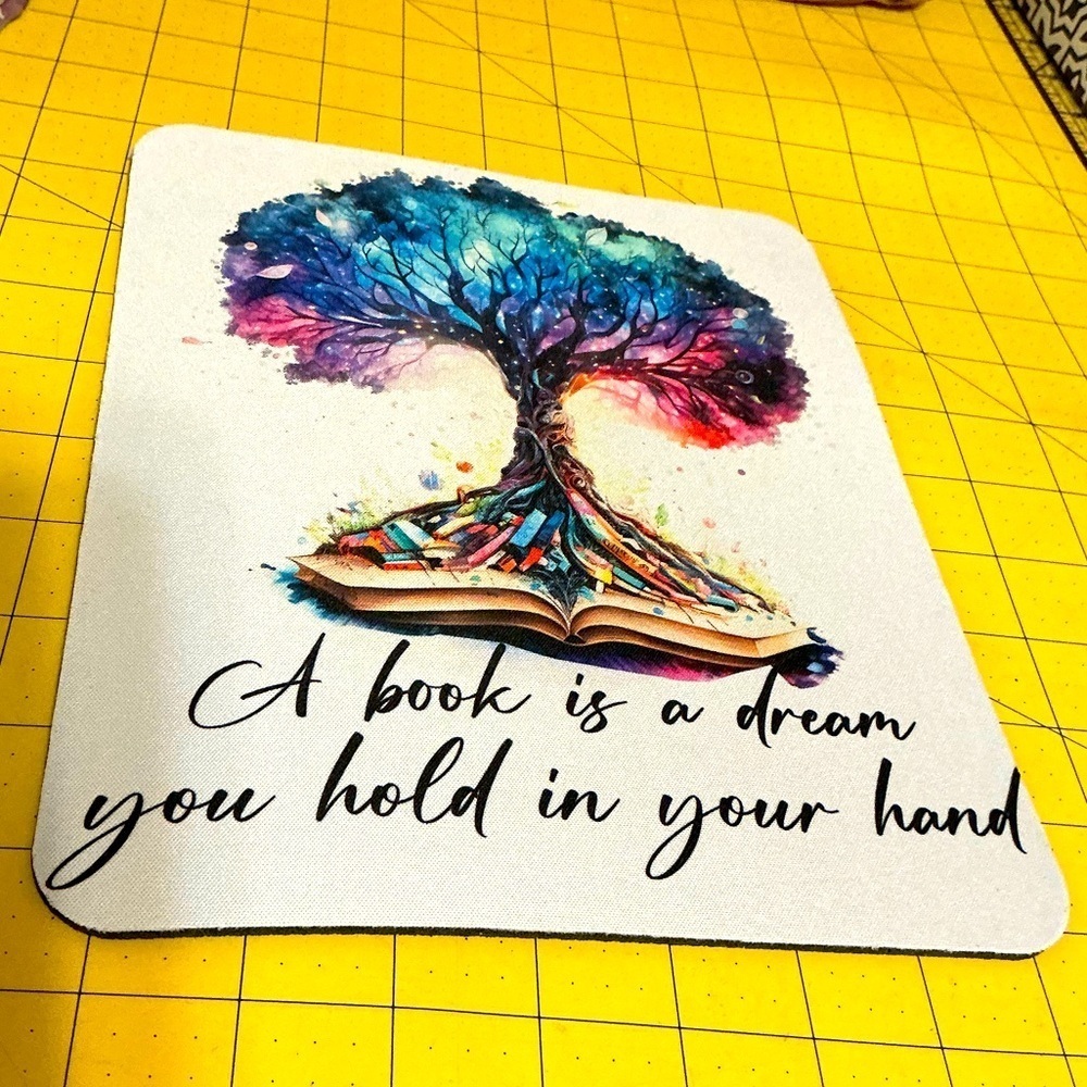 Hand pressed Sublimation Mouse Pad, Brand New!